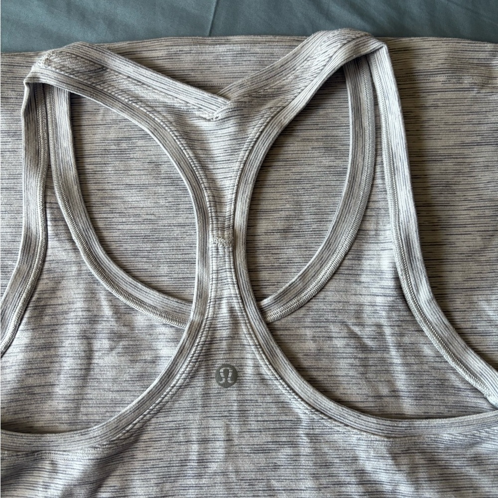 lululemon athletica Gray Tank Top